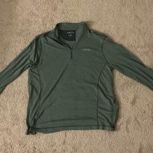 XL Green Orvis Lightweight Quarter-Zip (Classic Collection)